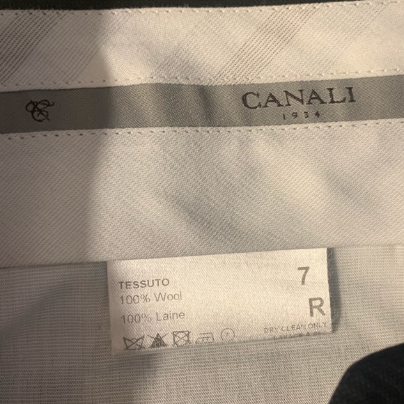 Harry Rosen Charcoal Tessuto Wool Trousers - Picture 5 of 6